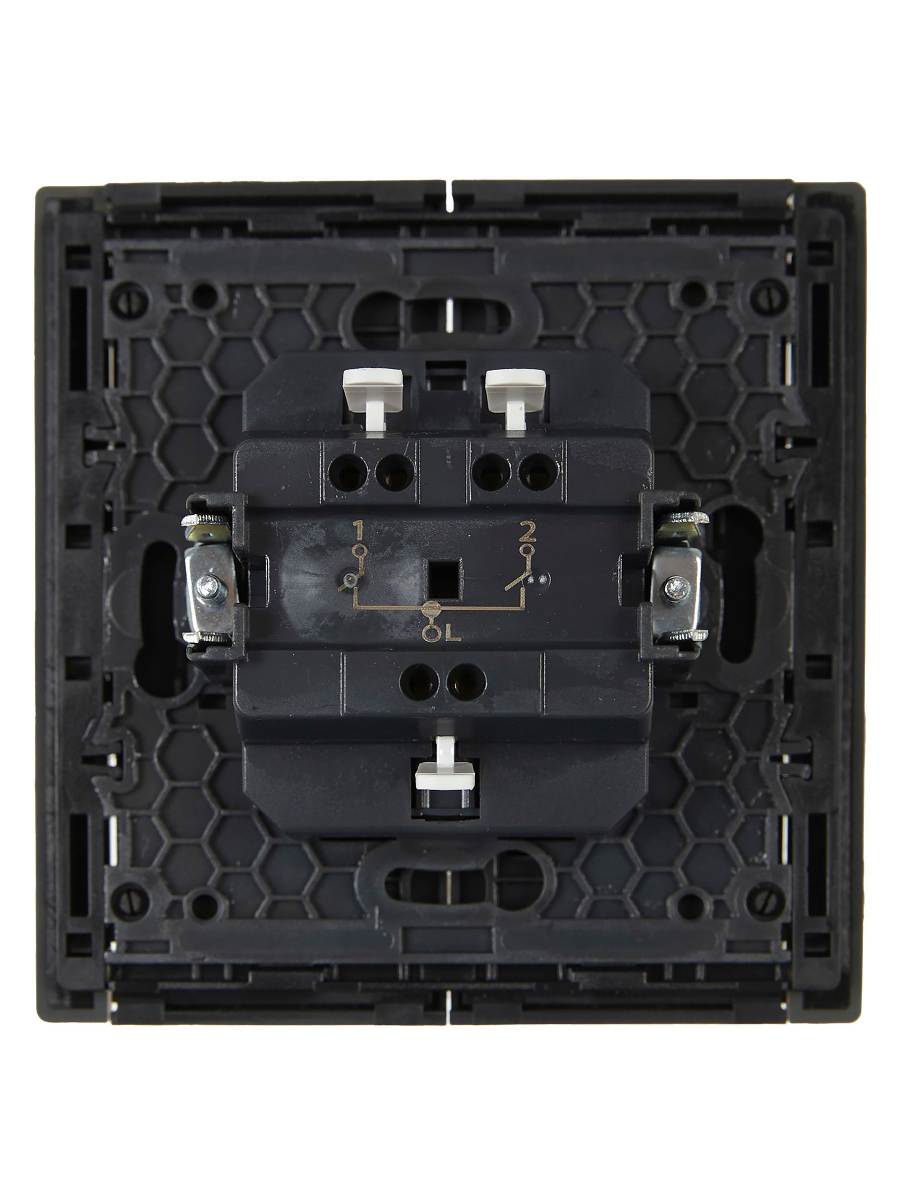             FORTE&PIANO Ажыратқыш 2 пернелі 10А FP305 сұр ИЭК    