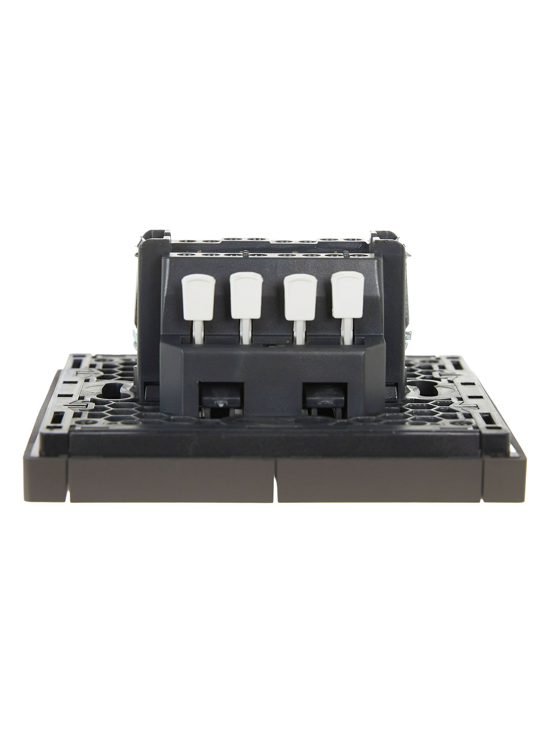             FORTE&PIANO Ажыратқыш 2 пернелі, өтпелі 10А FP307 сұр ИЭК    