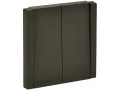             FORTE&PIANO Ажыратқыш 2 пернелі, өтпелі 10А FP307 сұр ИЭК    
