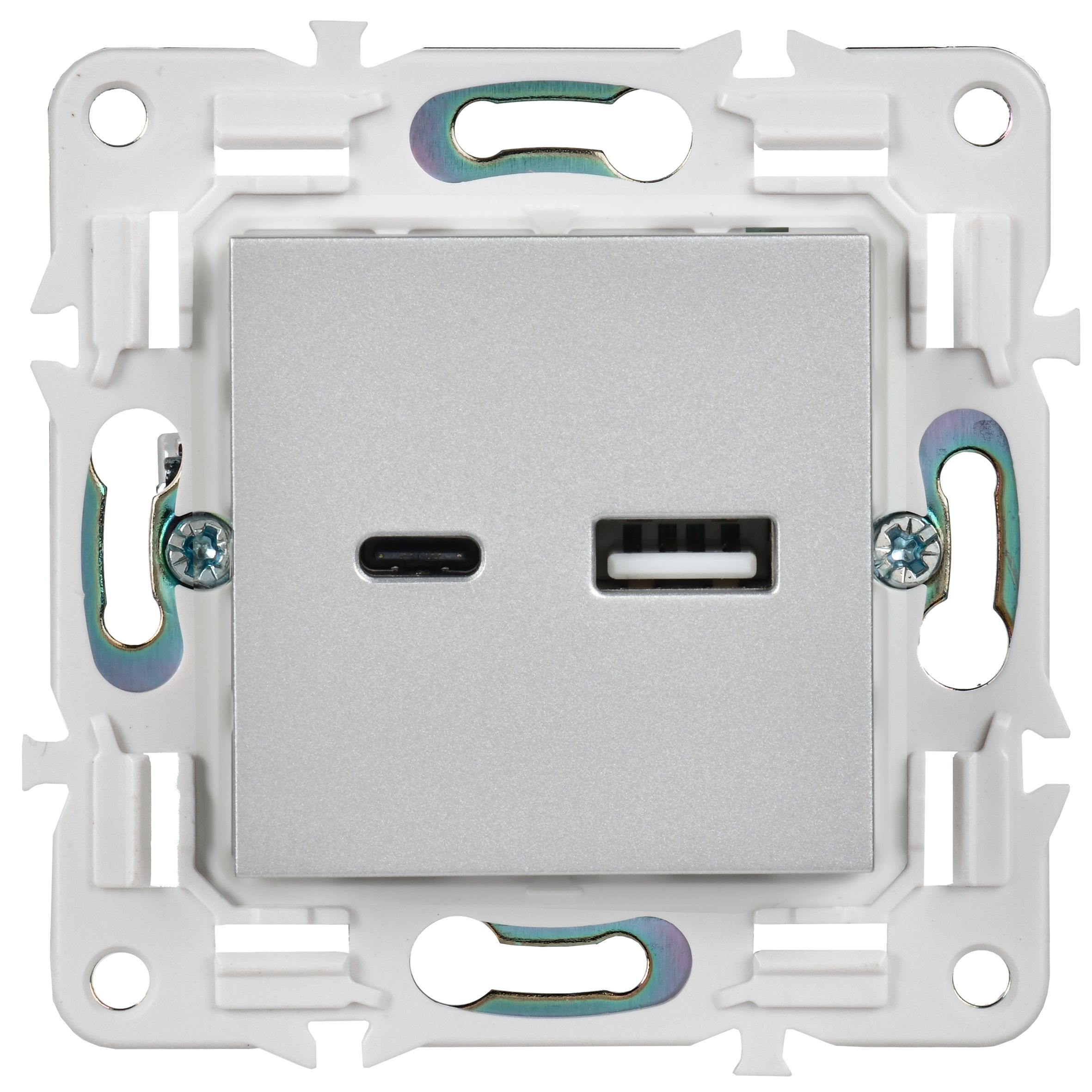             SKANDY Розетка USB A+C 3,1А SK-R14S күміс IEK    