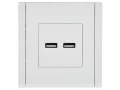             FORTE&PIANO Розетка USB A+A 3,1А FP249 ақ IEK    