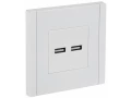             FORTE&PIANO Розетка USB A+A 3,1А FP249 ақ IEK    