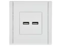            FORTE&PIANO Розетка USB A+A 3,1А FP249 ақ IEK    