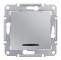             Ажыратқыш 1-пернелі көк көмескі жарығымен, алюминий SDN1400160    