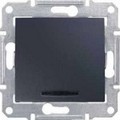             Ажыратқыш 1-пернелі 10А көмескі жарығымен, графит SDN1400170    