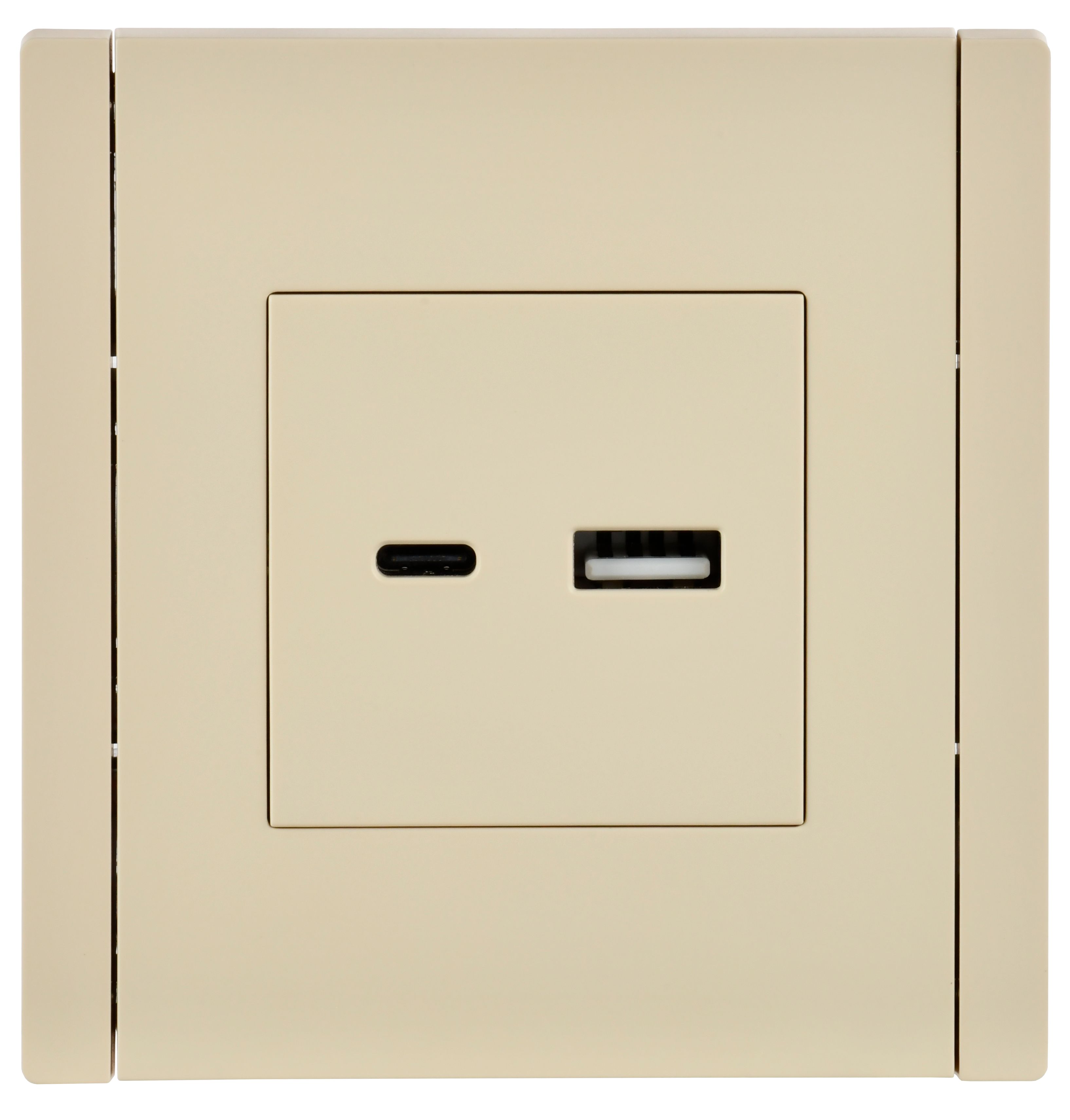             FORTE&PIANO Розетка USB A+C 3,1А FP450 ваниль IEK    