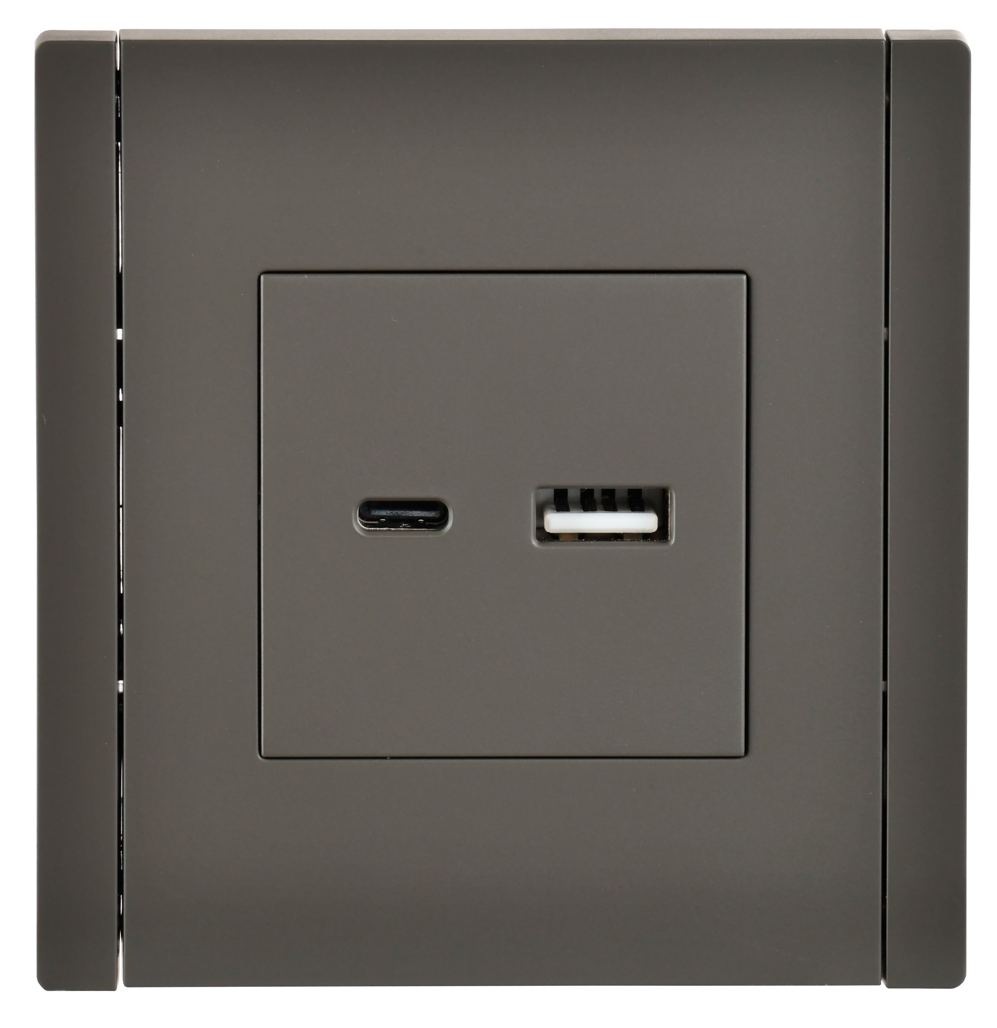             FORTE&PIANO Розетка USB A+C 3,1А FP350 сұр IEK    