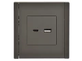             FORTE&PIANO Розетка USB A+C 3,1А FP350 сұр IEK    