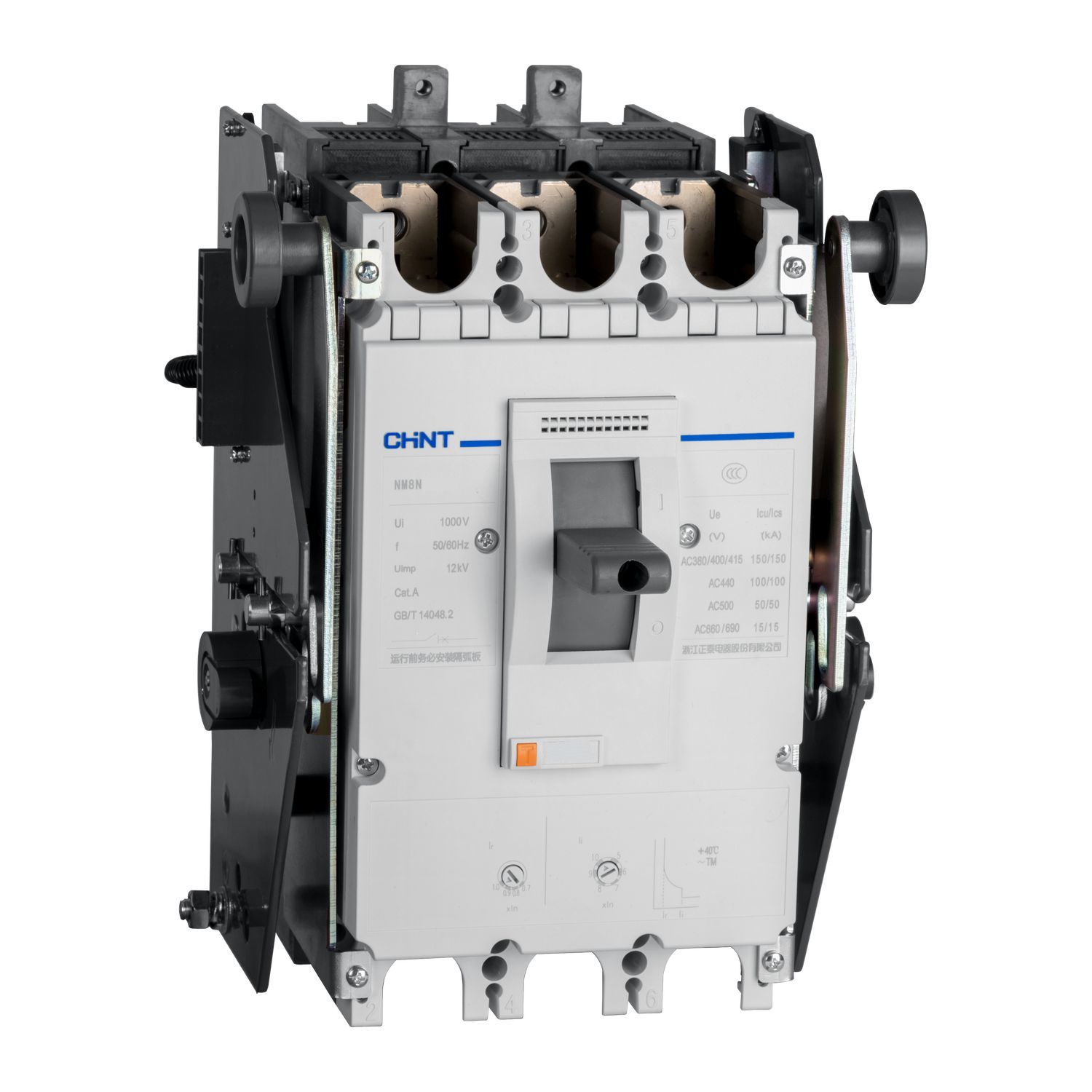             Автоматты ажыратқыш NM8N-630Q EN 3P 630А 70кА электронды босатумен (R)    