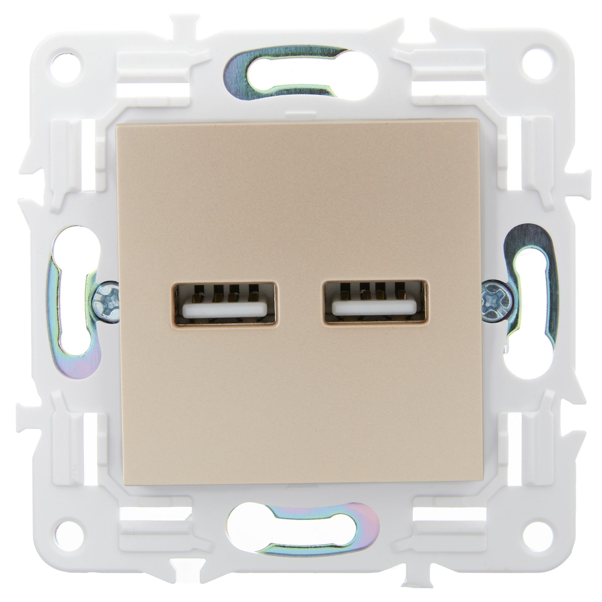             SKANDY Розетка USB A+A 3,1А SK-R15Sa құм IEK    