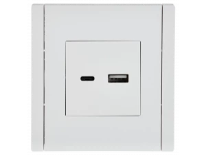 FORTE&PIANO Розетка USB A+C 18Вт FP251 белый ИЭК