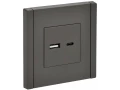             FORTE&PIANO Розетка USB A+C 18Вт FP351 сұр ИЭК    