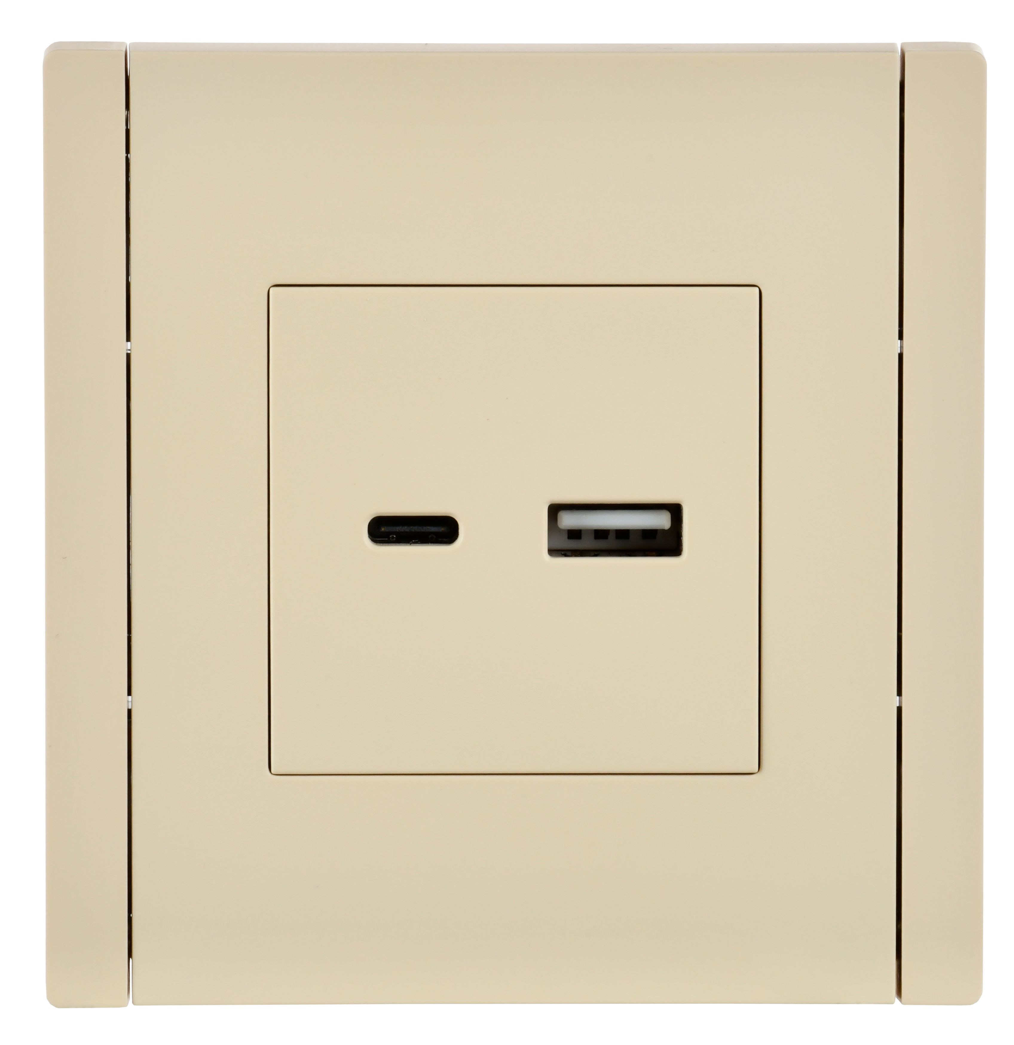             FORTE&PIANO Розетка USB A+C 18Вт FP451 ваниль ИЭК    