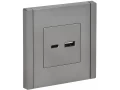             FORTE&PIANO Розетка USB A+C 18Вт FP551 тот баспайтын болат ИЭК    