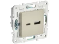             SKANDY Розетка USB A+C 3,1А SK-R14B сарғыш IEK    