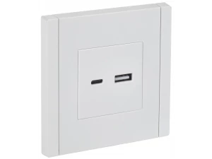 FORTE&PIANO Розетка USB A+C 3,1А FP250 белый IEK