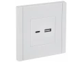             FORTE&PIANO Розетка USB A+C 3,1А FP250 ақ IEK    