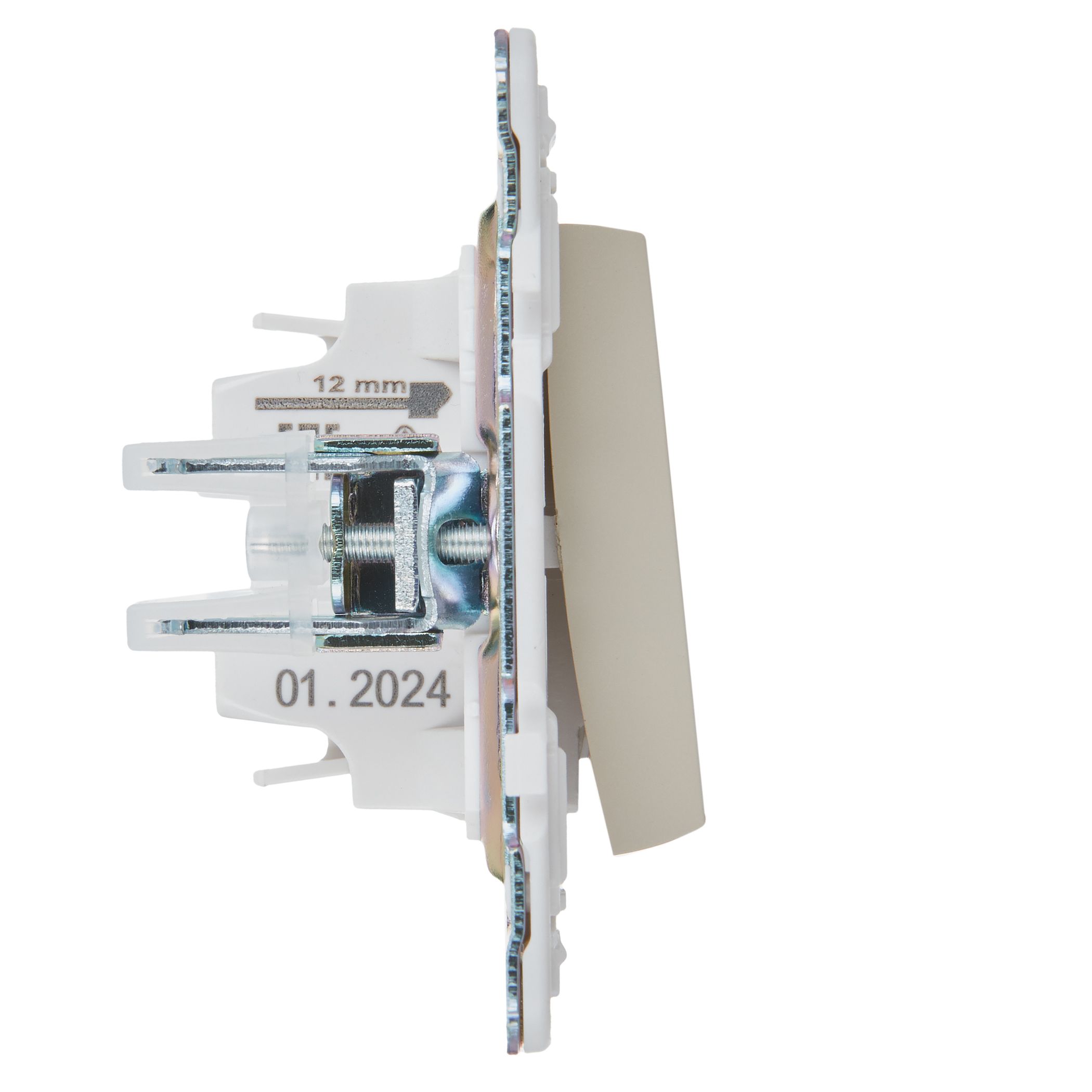             SKANDY Ажыратқыш 1 пернелі 10А SK-V01B сарғыш IEK    