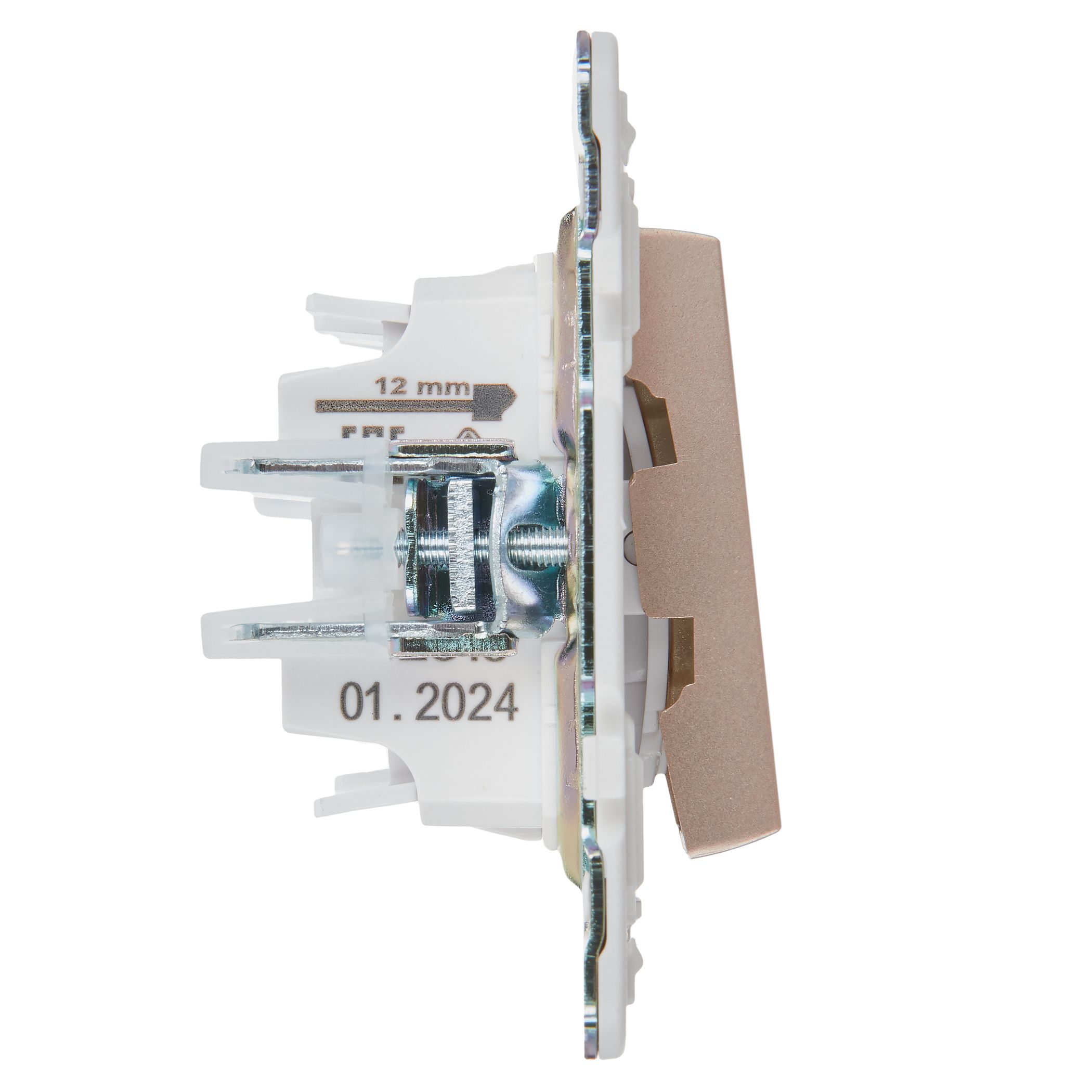             SKANDY Ажыратқыш 2 пернелі, өтпелі 10А SK-V05Sa құм IEK    