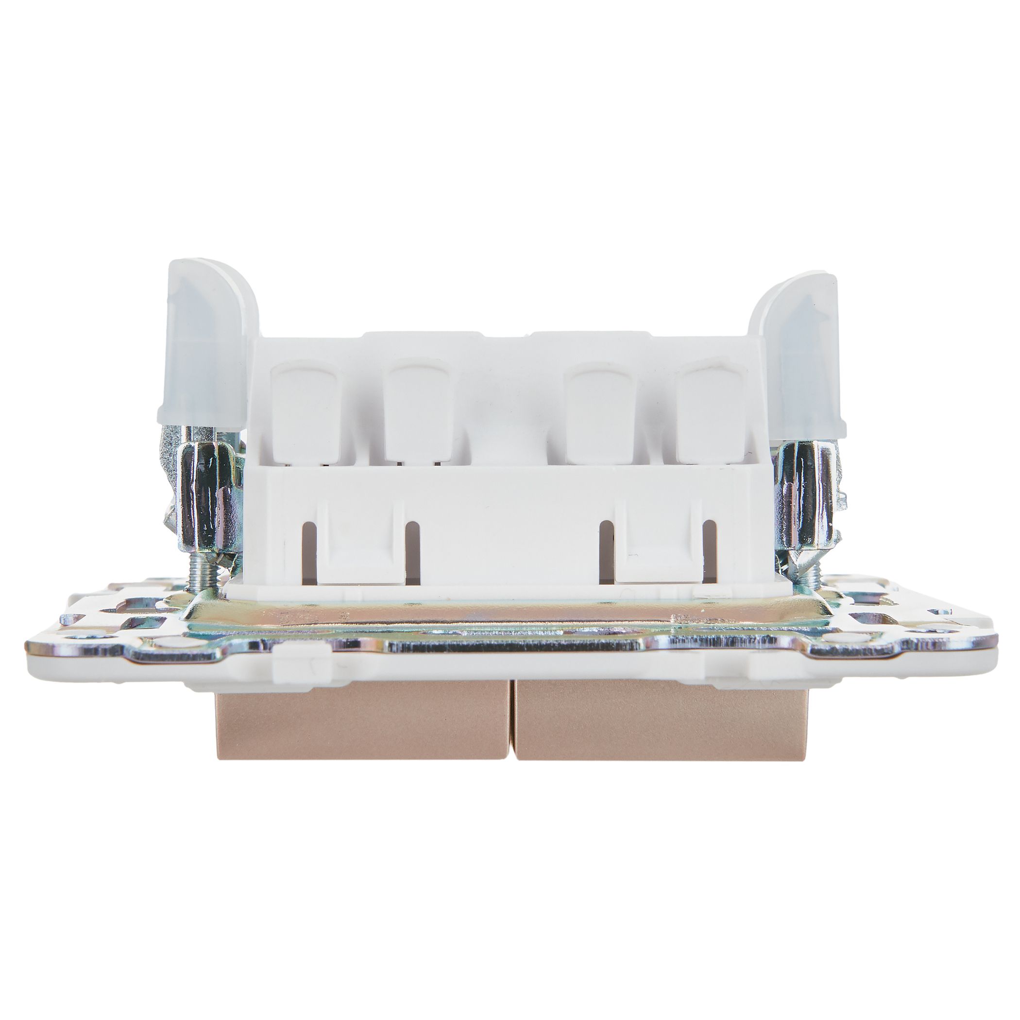             SKANDY Ажыратқыш 2 пернелі, өтпелі 10А SK-V05Sa құм IEK    