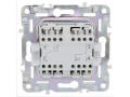             SKANDY Ажыратқыш 2 пернелі, өтпелі 10А SK-V05Sa құм IEK    