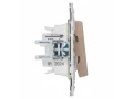             SKANDY Ажыратқыш 2 пернелі, өтпелі 10А SK-V05Sa құм IEK    