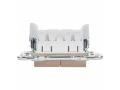             SKANDY Ажыратқыш 2 пернелі, өтпелі 10А SK-V05Sa құм IEK    
