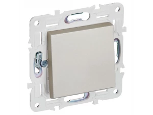 SKANDY Выключатель 1-клавишный 10А SK-V01Sh шампань IEK