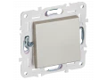             SKANDY Ажыратқыш 1 пернелі 10А 10А SK-V01Sh шампан IEK    