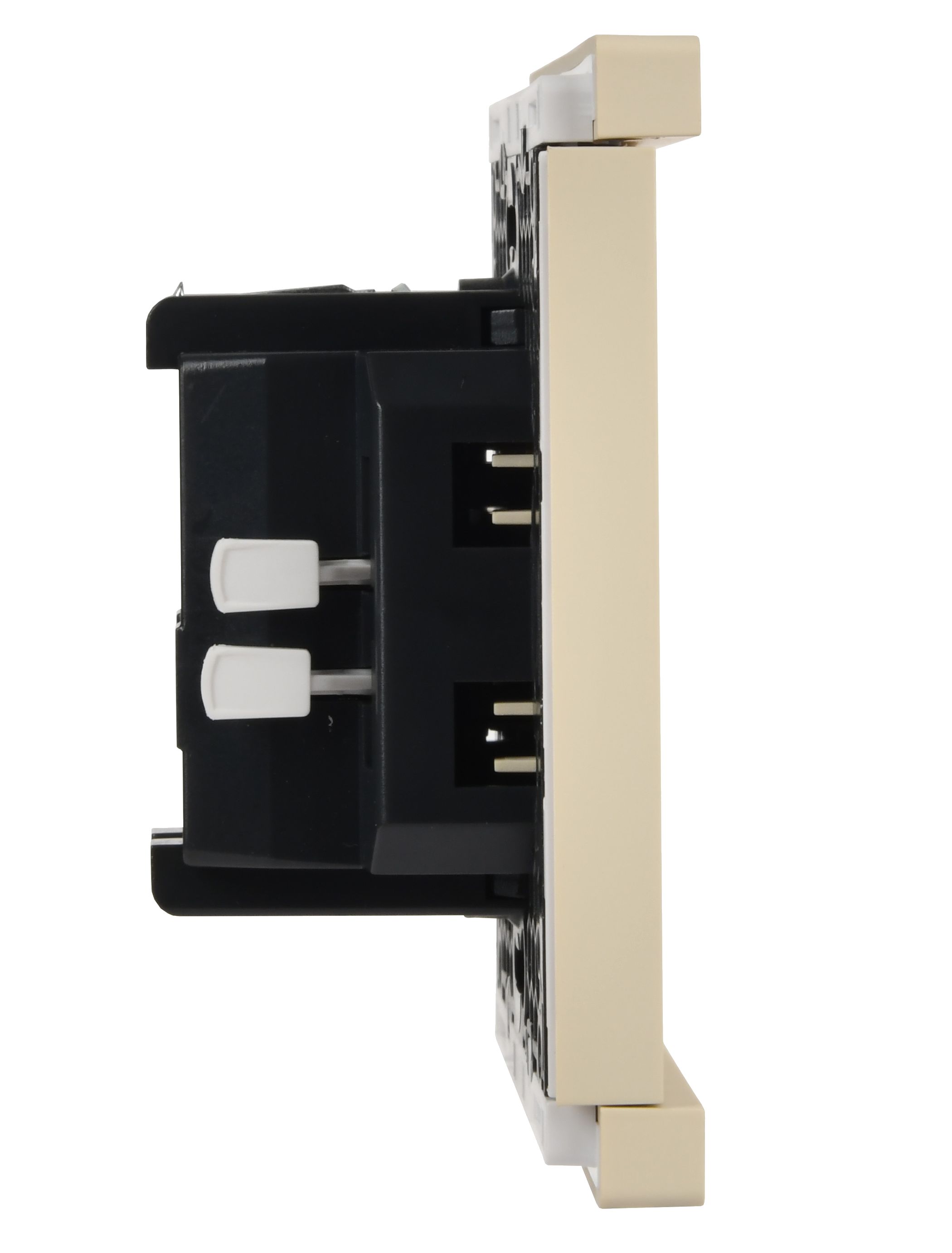             FORTE&PIANO Ажыратқыш 1 пернелі, өздігінен қайтарылатын 10А FP410 ваниль IEK    