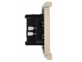             FORTE&PIANO Ажыратқыш 1 пернелі, өздігінен қайтарылатын 10А FP410 ваниль IEK    