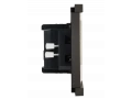             FORTE&PIANO Ажыратқыш 1 пернелі, өздігінен қайтарылатын 10А FP310 сұр IEK    