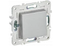            SKANDY Ажыратқыш 1 пернелі 10А SK-V01S күміс IEK    