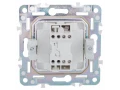             SKANDY Ажыратқыш 1 пернелі 10А SK-V01S күміс IEK    