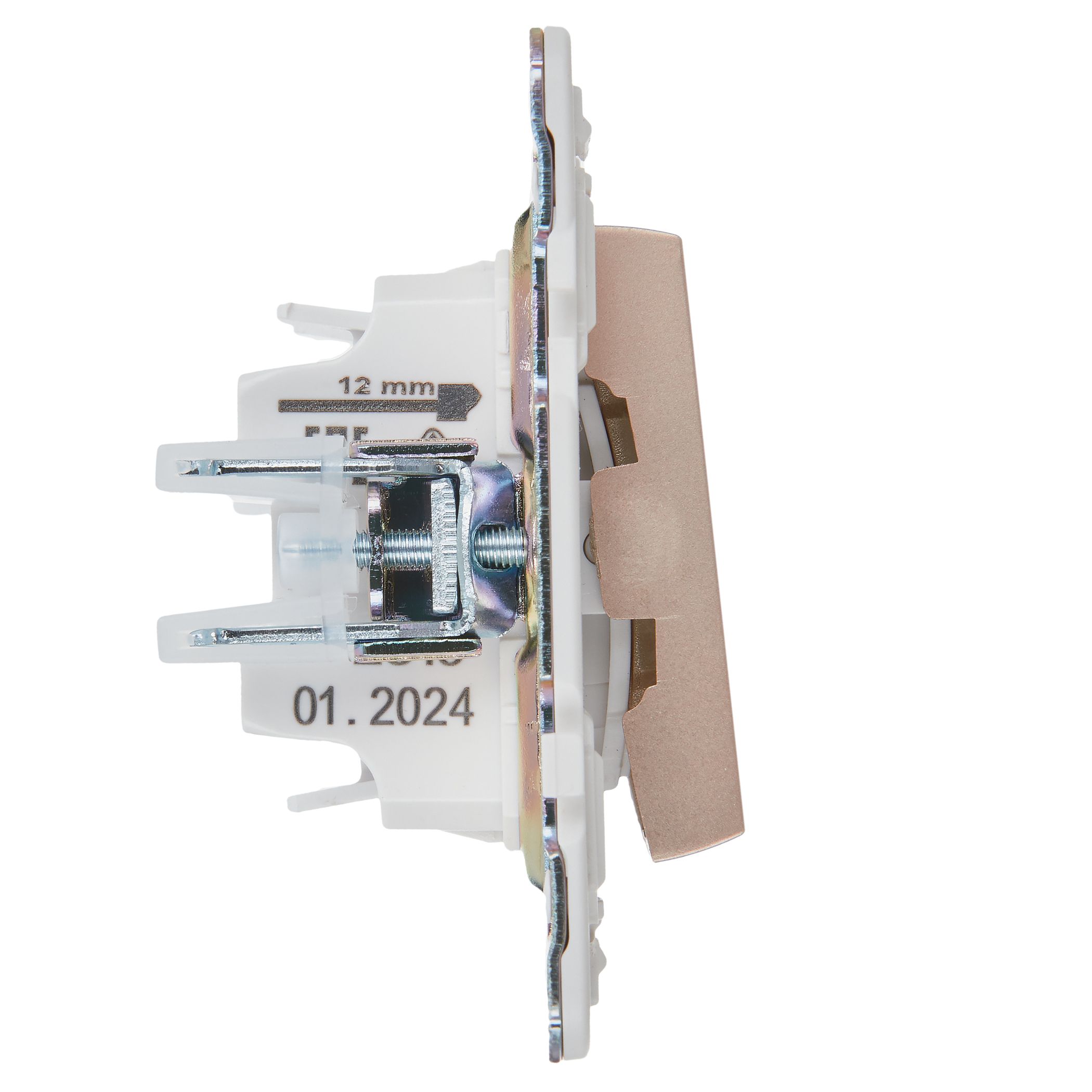             SKANDY Ажыратқыш 2 пернелі, индикациямен 10А SK-V09Sa құм IEK    