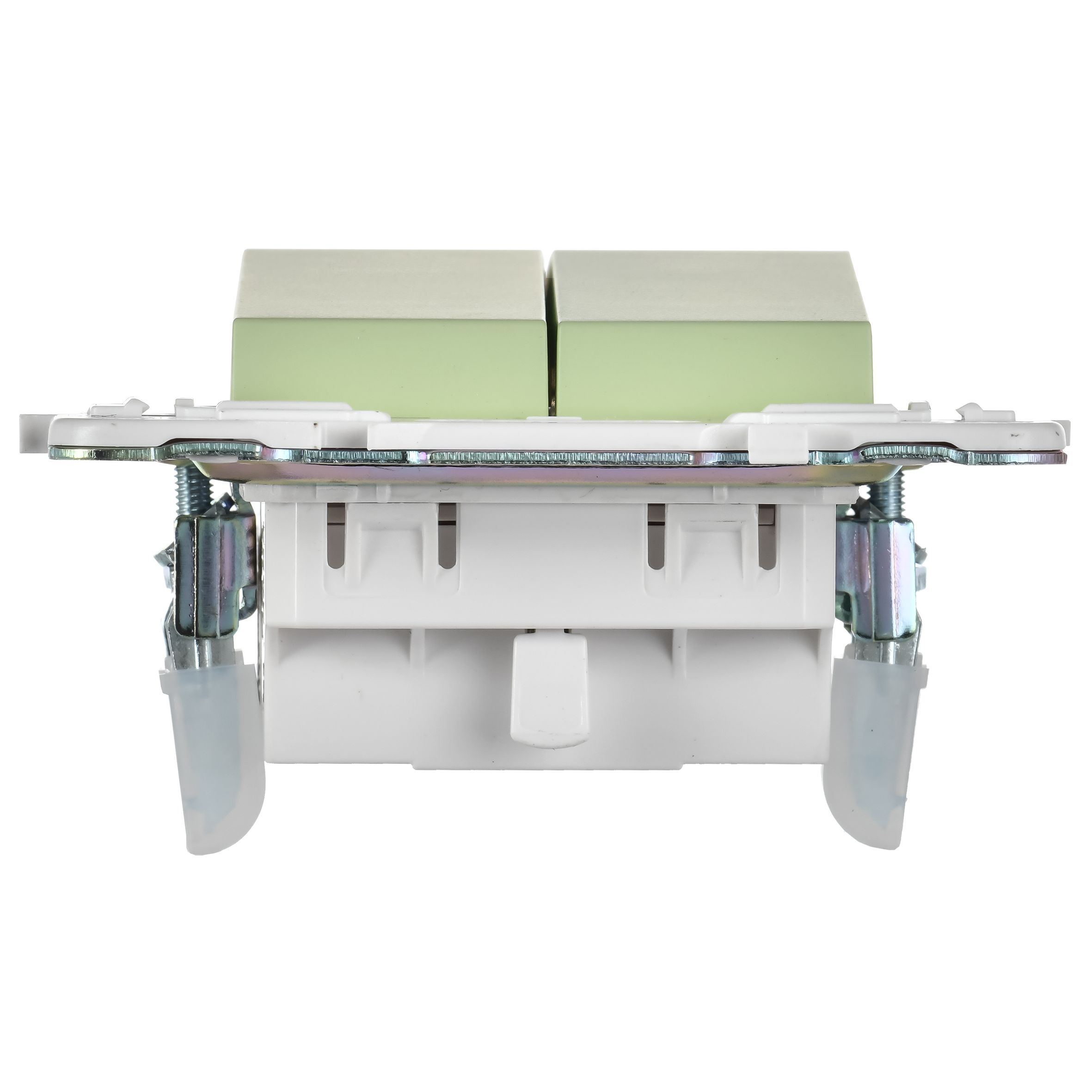             SKANDY Ажыратқыш 2 пернелі 10А SK-V04G жалбызды IEK    