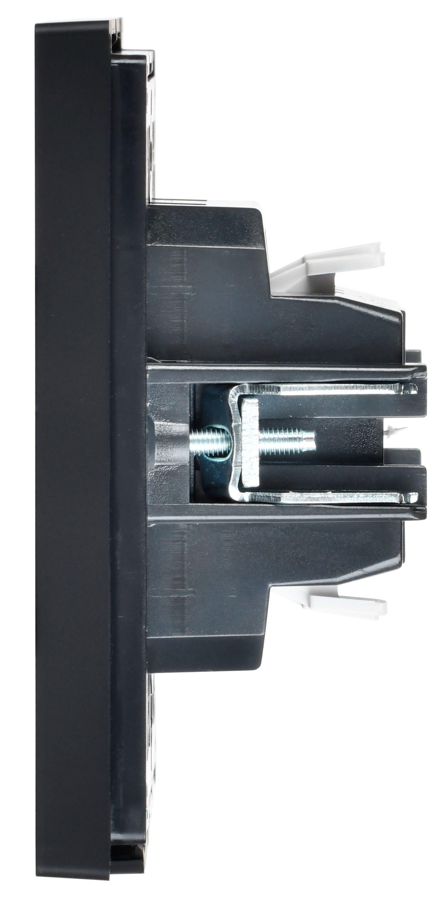             FORTE&PIANO Ажыратқыш 1 пернелі, өздігінен қайтарылатын 10А FP110 қара IEK    