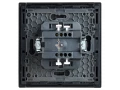             FORTE&PIANO Ажыратқыш 1 пернелі, өздігінен қайтарылатын 10А FP110 қара IEK    