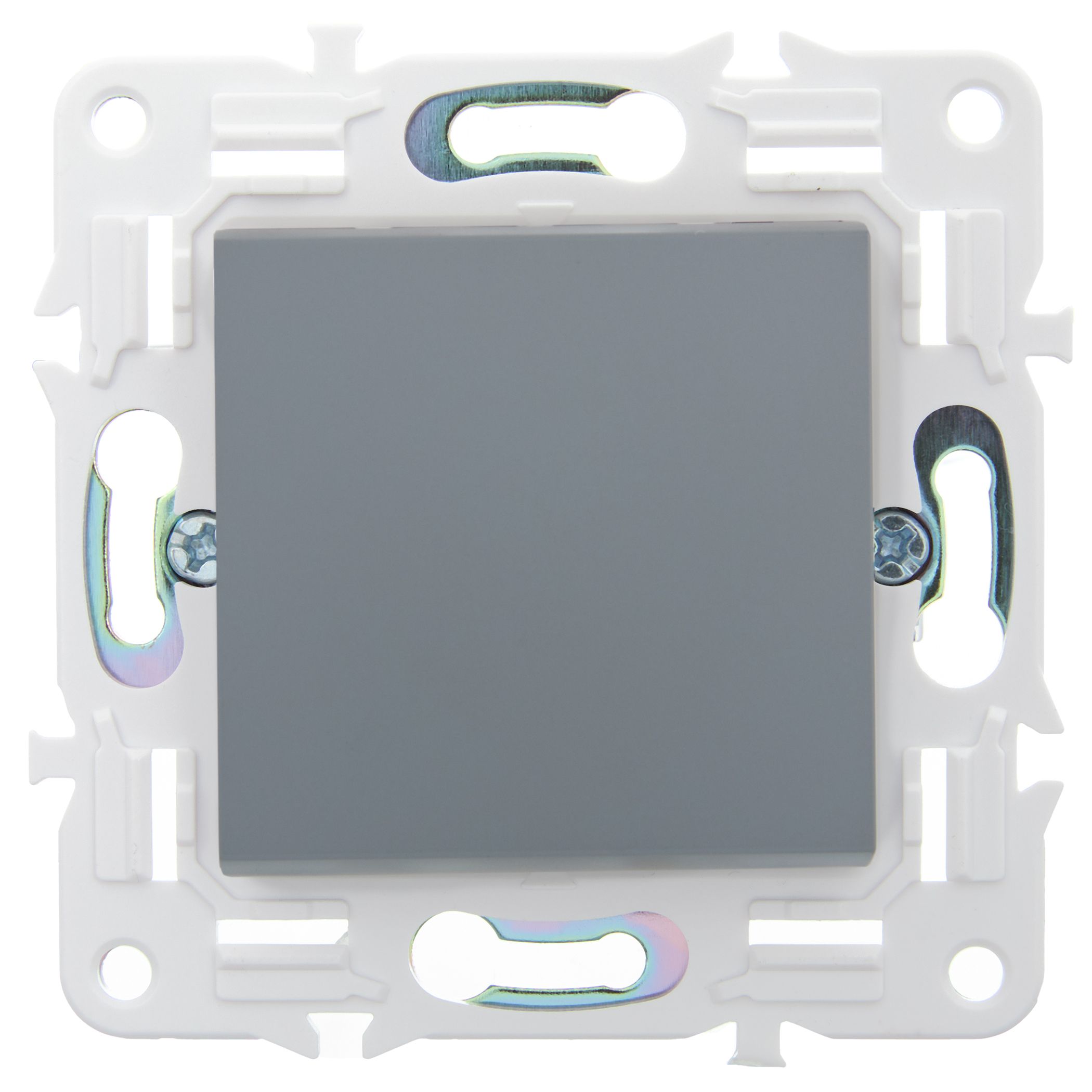             SKANDY Ажыратқыш 1 пернелі 10А SK-V01Gr сұр IEK    