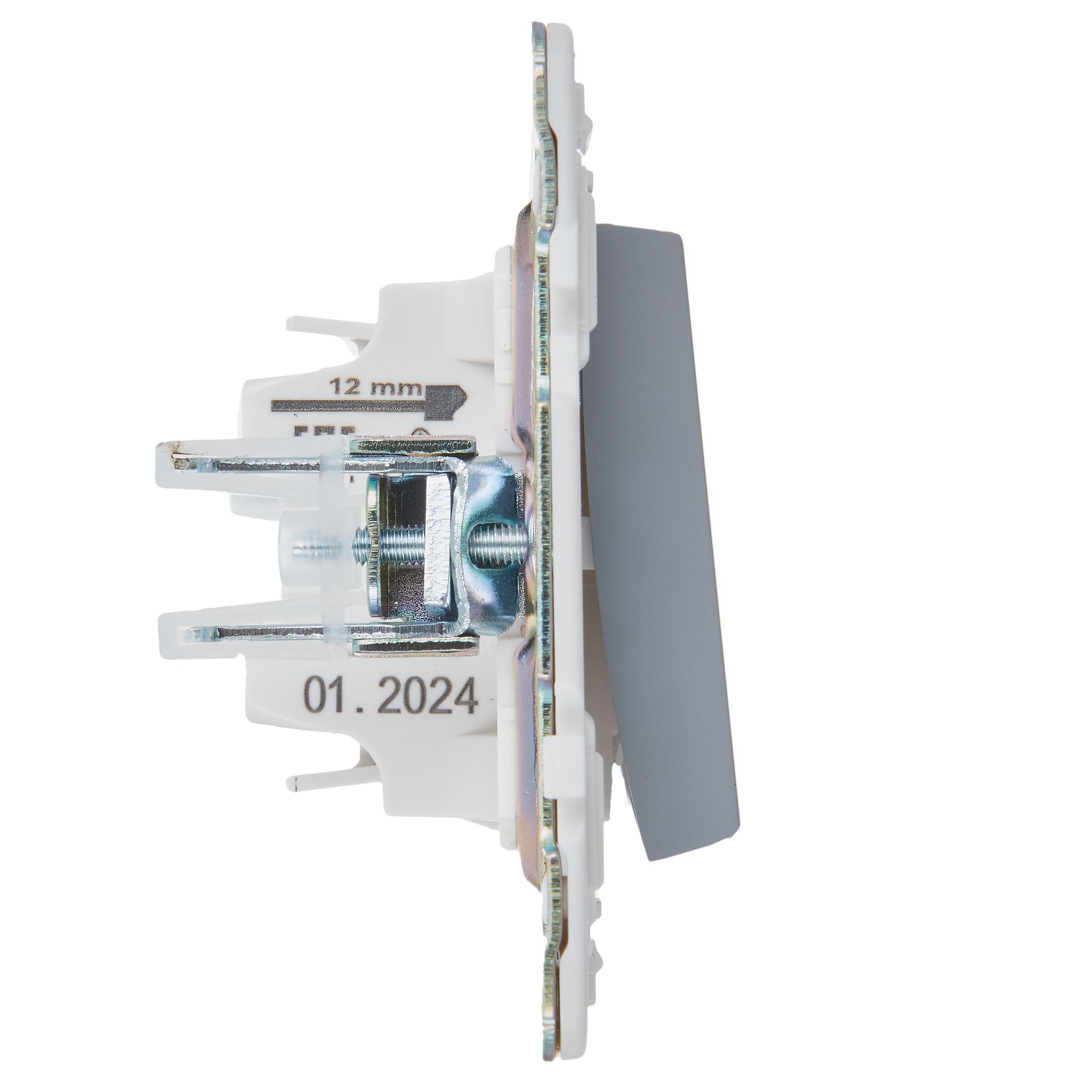             SKANDY Ажыратқыш 1 пернелі 10А SK-V01Gr сұр IEK    