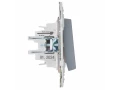             SKANDY Ажыратқыш 1 пернелі 10А SK-V01Gr сұр IEK    