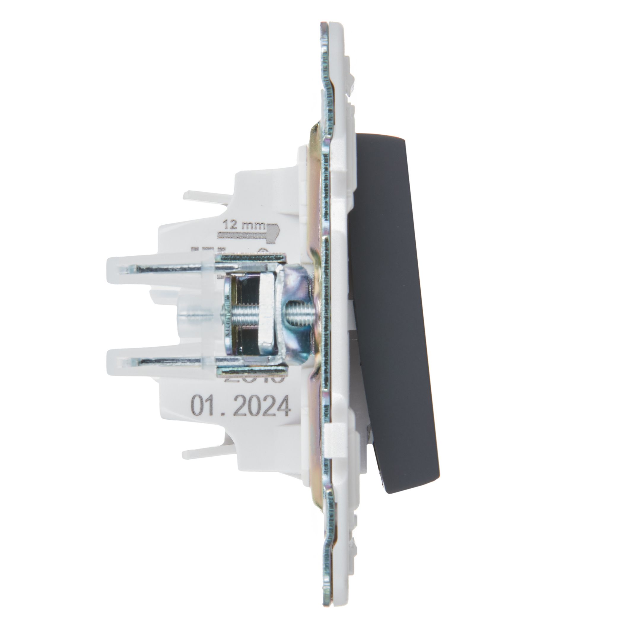             SKANDY Ажыратқыш 1 пернелі 10А SK-V01T титан IEK    