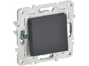 SKANDY Выключатель 1-клавишный 10А SK-V01T титан IEK