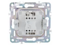             SKANDY Ажыратқыш 1 пернелі 10А SK-V01T титан IEK    