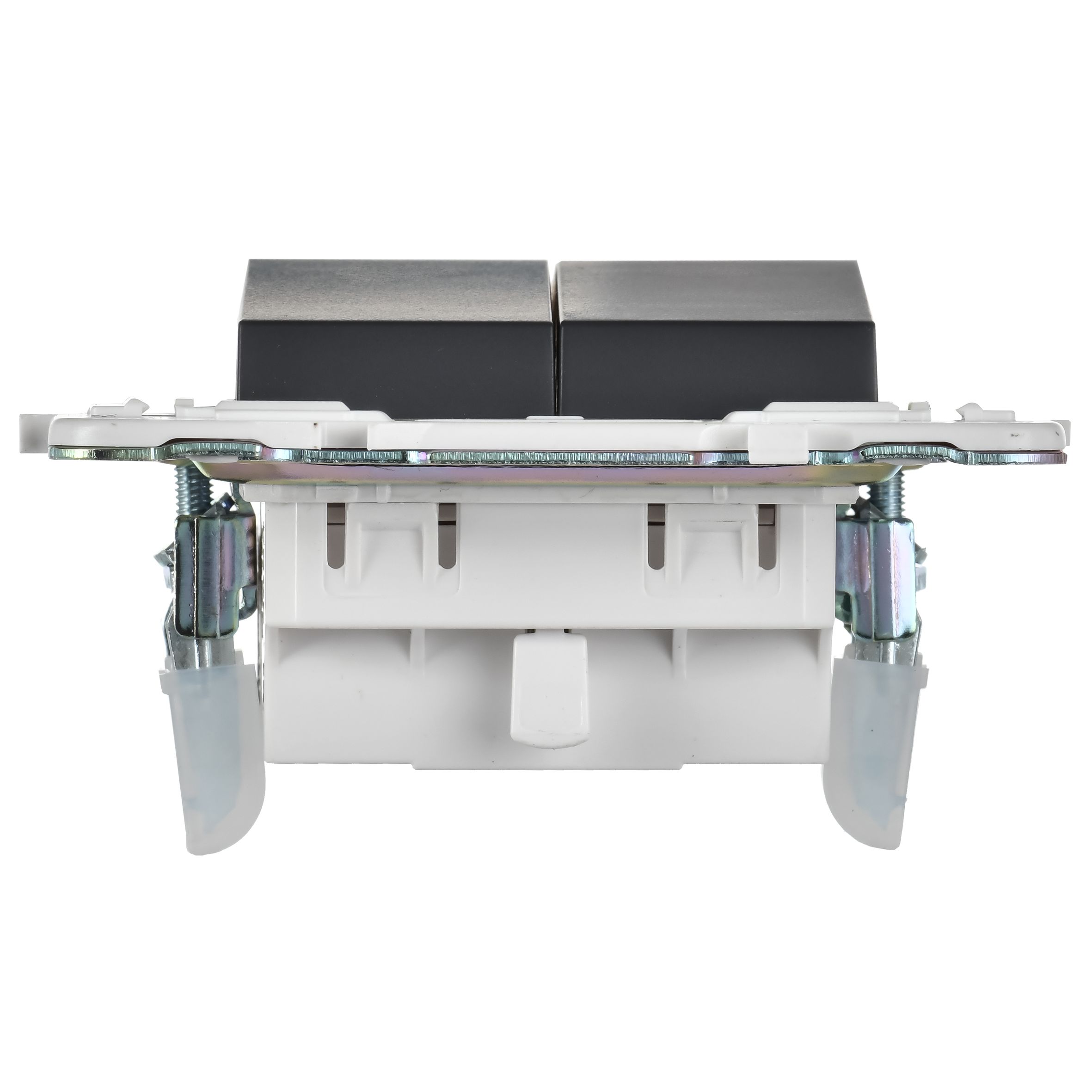             SKANDY Ажыратқыш 2 пернелі 10А SK-V04T титан IEK    