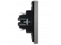            FORTE&PIANO Ажыратқыш 1 пернелі, өздігінен қайтарылатын 10А FP510 болат IEK    