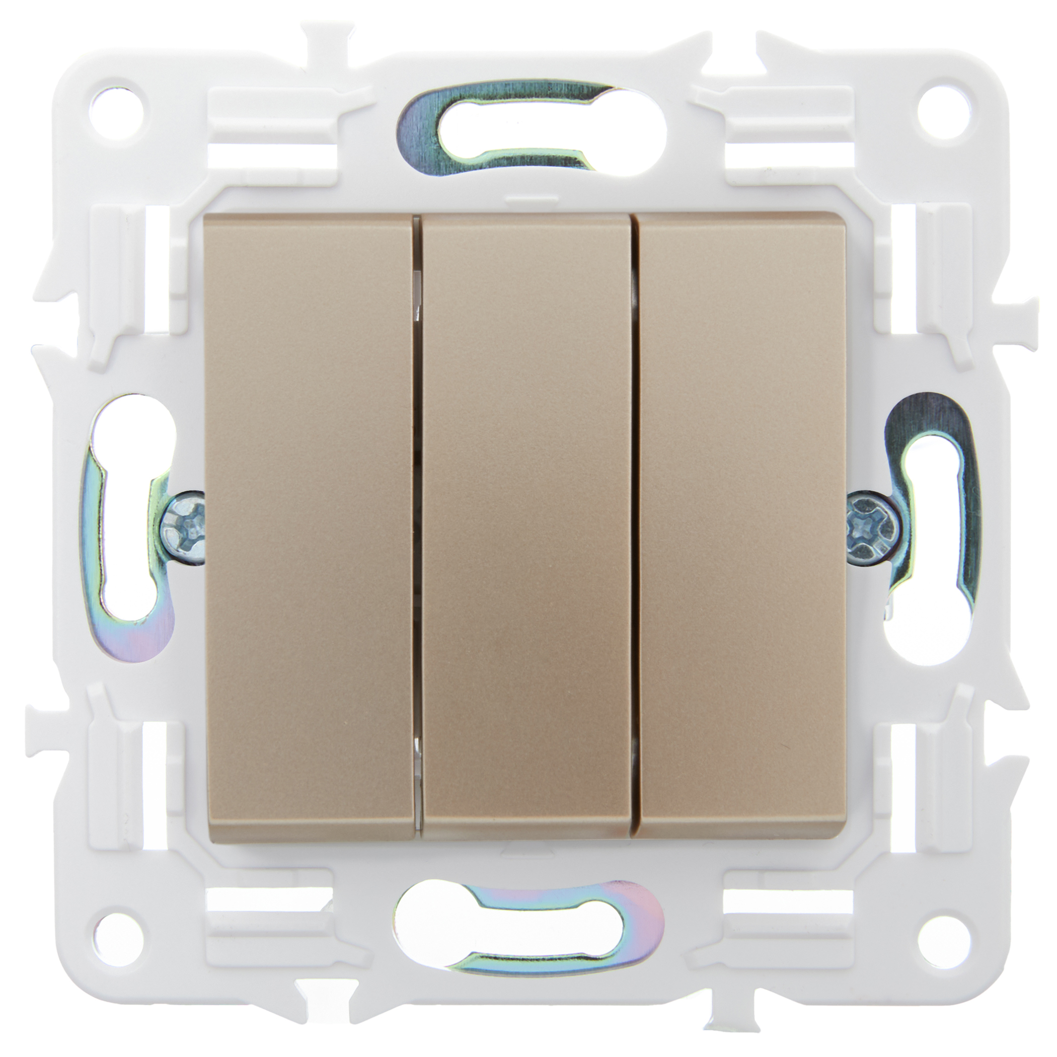             SKANDY Ажыратқыш 3 пернелі 10А SK-V11Sa құм IEK    