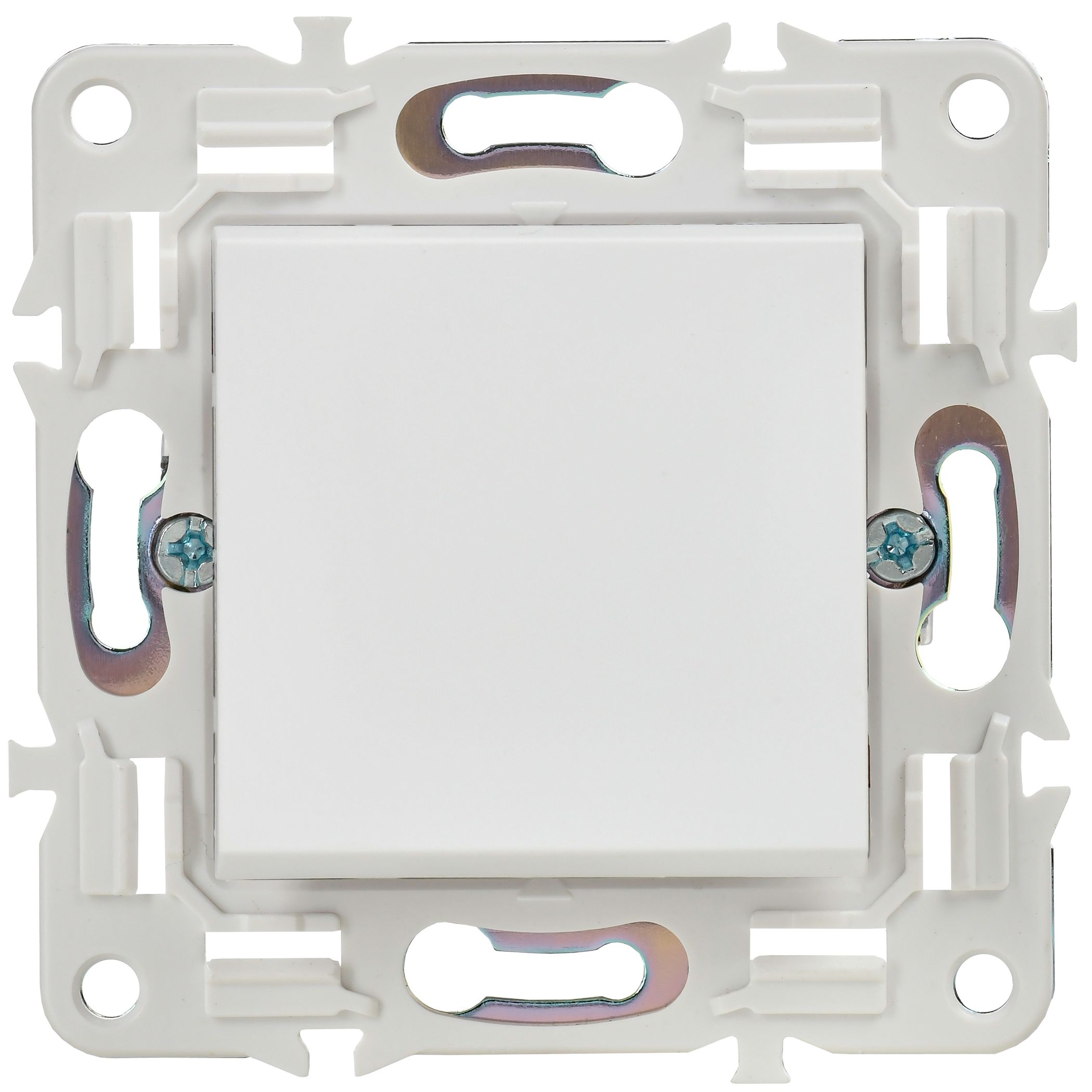             SKANDY Ажыратқыш, 1 пернелі, батырмалы 10А SK-V14W арктикалық ақ IEK    