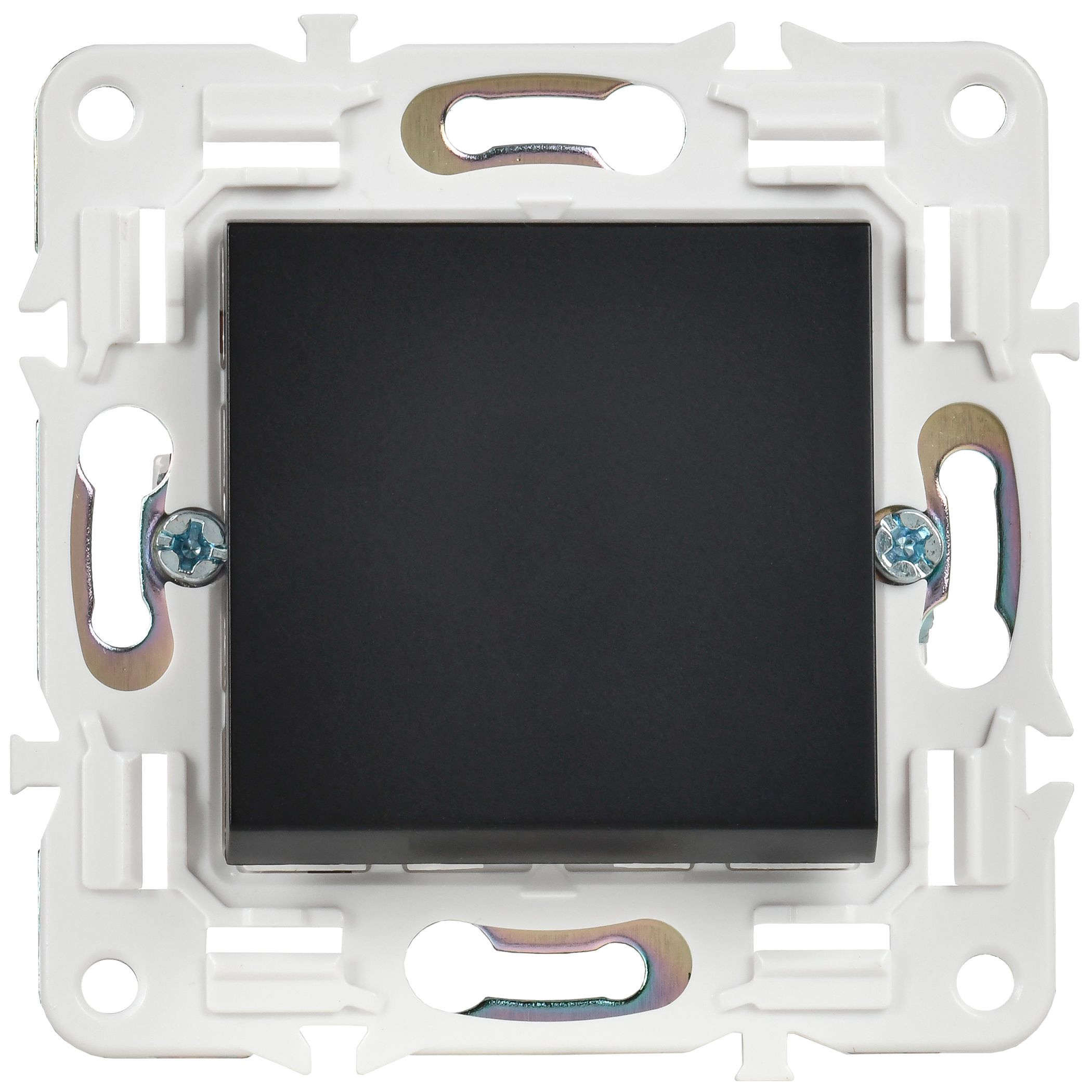             SKANDY Ажыратқыш, 1 пернелі, батырмалы 10А SK-V14Bl қара IEK    