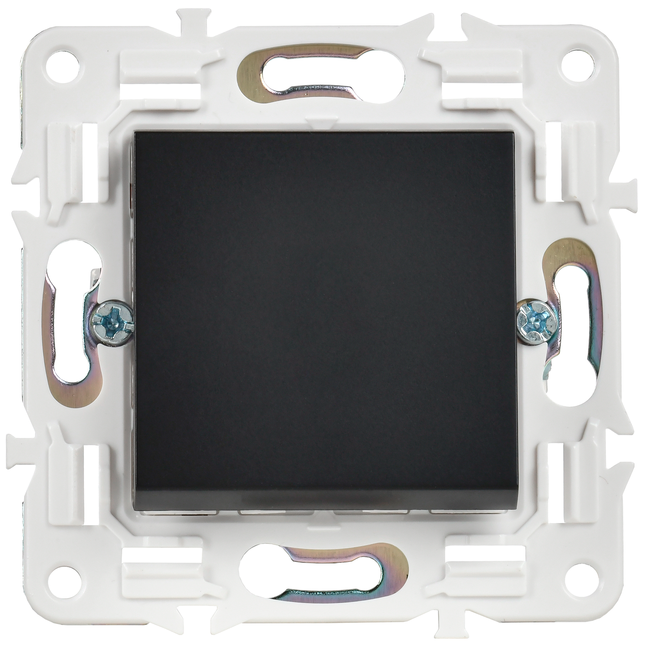             SKANDY Ажыратқыш, 1 пернелі, батырмалы 10А SK-V14Bl қара IEK    